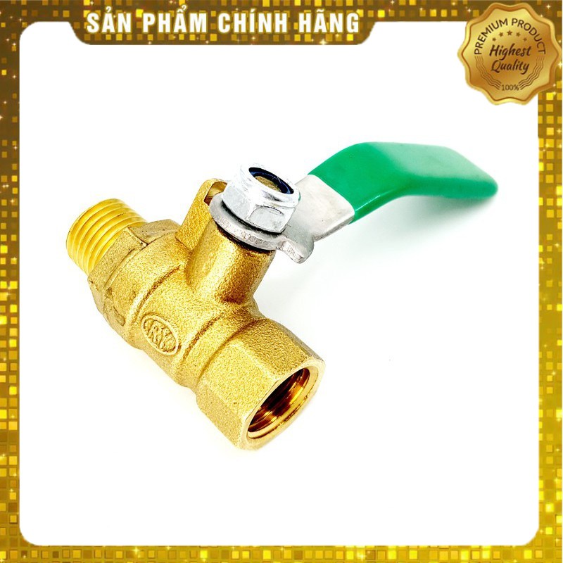 VAN GẠT HƠI KHÍ NÉN 1 REN TRONG 1 REN NGOÀI CAO CẤP