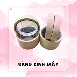 Băng dính giấy 1cm - 2cm - 4cm