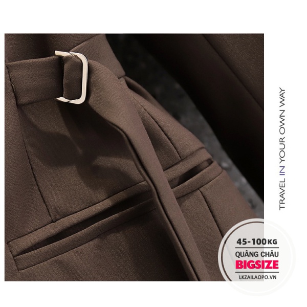BIGSIZE Nữ (45-100kg) Áo vest nữ blazer khoác form rộng thời trang thanh lịch - Phong cách Hàn Quốc - quảng châu cao cấp | BigBuy360 - bigbuy360.vn