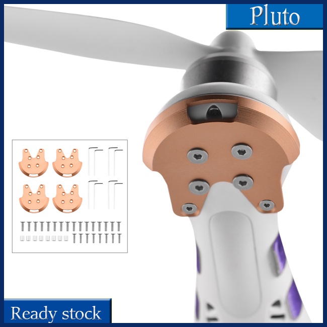 Đế Bảo Vệ Động Cơ Máy Bay Dji Phantom 3/2 Bằng Hợp Kim Nhôm Chống Nứt