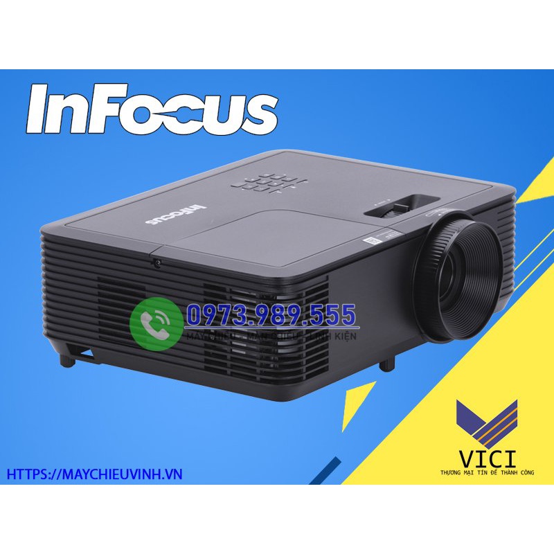 Máy Chiếu Đa Năng Infocus P130. Máy Chiếu Mới Bảo Hành Chính Hãng, Cường Độ Sáng Cao, Độ Phân Giải SVGA