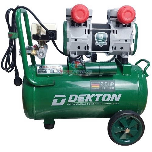 Máy Nén Khí 30 Lít Không Dầu DEKTON DK-AC3930, Máy Hơi Dekton 2HP