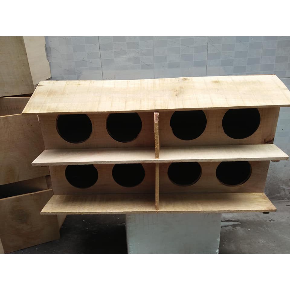 Chuồng chim bồ câu 8 Lỗ bằng gỗ