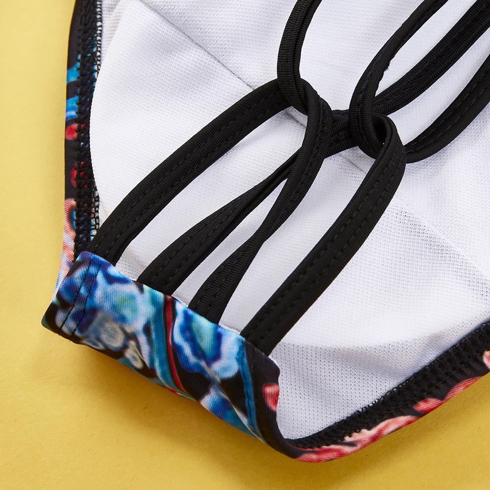 Korean style swimwear, sexy high-waist bikini, with sponge chest pad, beachwear#Y37 | BigBuy360 - bigbuy360.vn