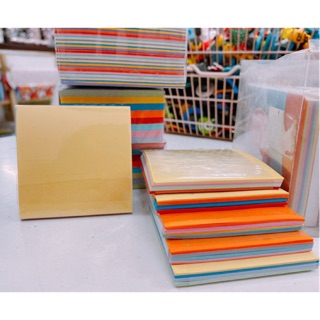 100 Tờ Giấy Gấp Hạc 10*10cm; 15*15cm trơn nhiều mầu