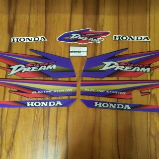 Bộ tem honda super Dream đời 99 tem 3 lớp xịn