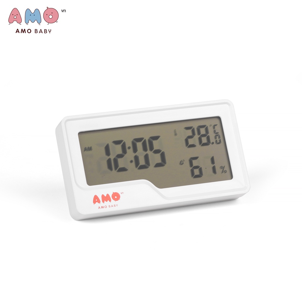 Nhiệt kế điện tử AMOBABY816 đo nhiệt độ và độ ẩm trong phòng