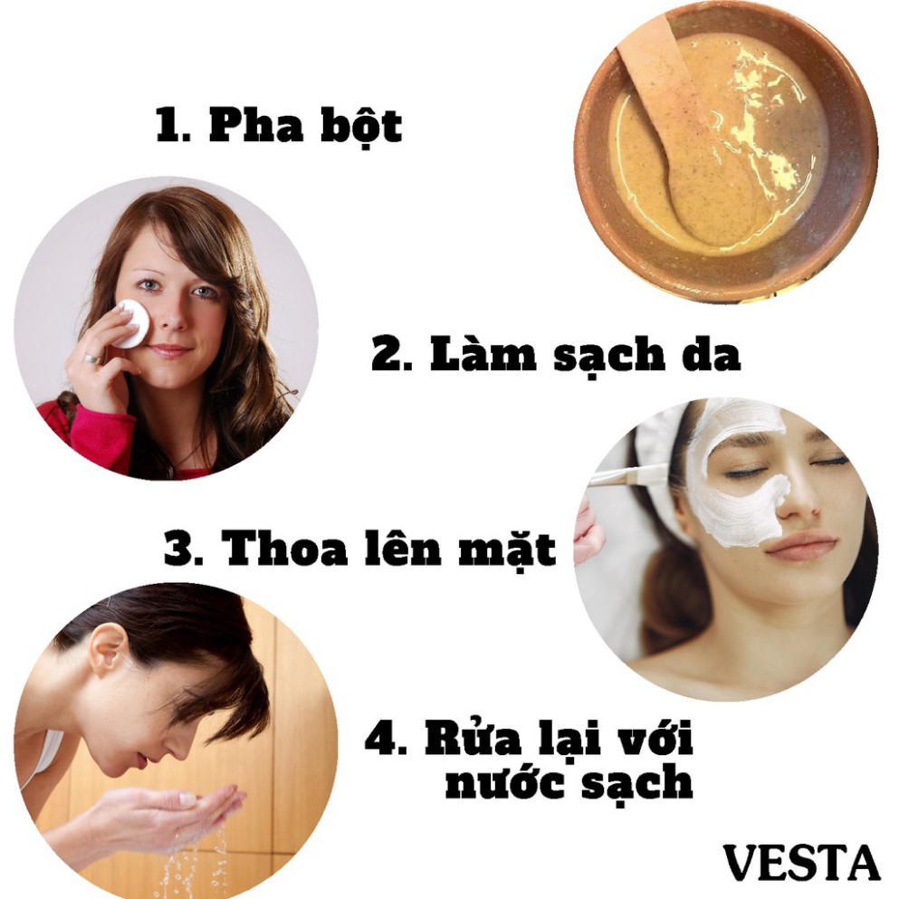 HTT4 Bột Cám Gạo Thảo Mộc Nguyên Chất Vesta 100gr