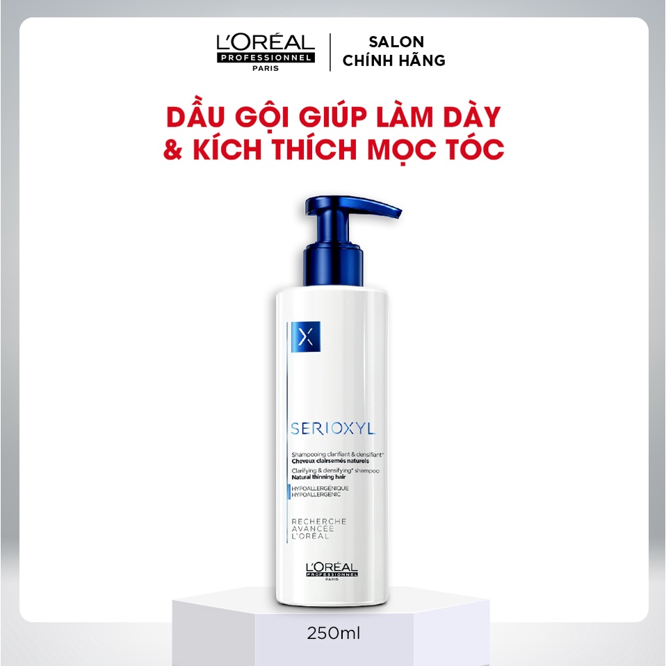 DẦU GỘI XẢ NHANH MỌC TÓC VÀ LÀM DÀY TÓC LOREAL PROFESSIONAL - SERIOXYL
