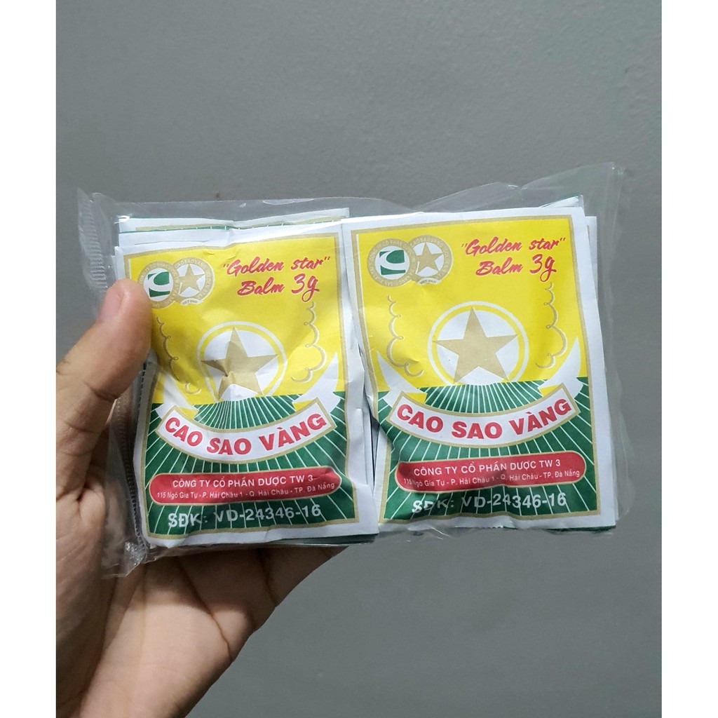 Combo Cao sao vàng gói 10 hộp 3g - TW3