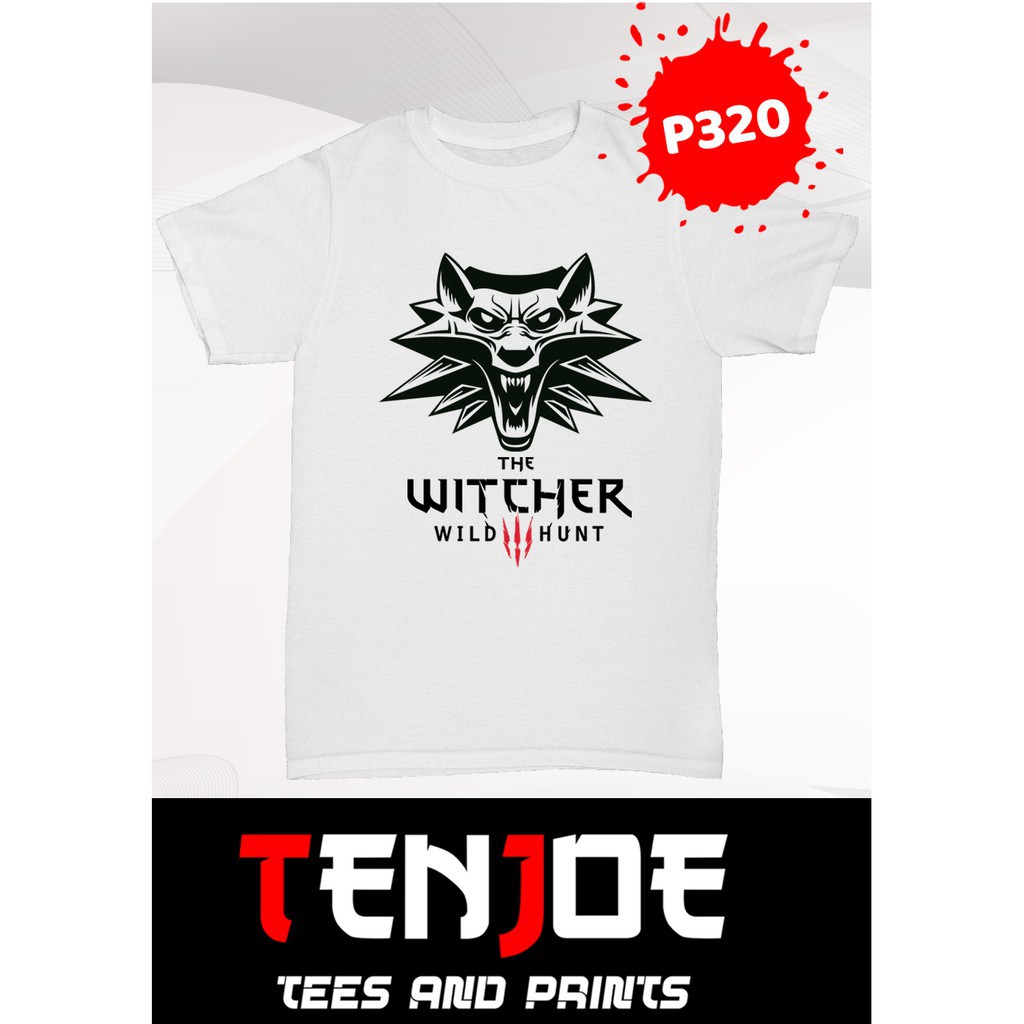 (SALE 50%)Áo thun Anime The Witcher Wolf Pendant cực đẹp giá rẻ