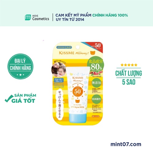 Kem Chống Nắng Kiss Me Mommy Dạng Sữa SPF50 50G