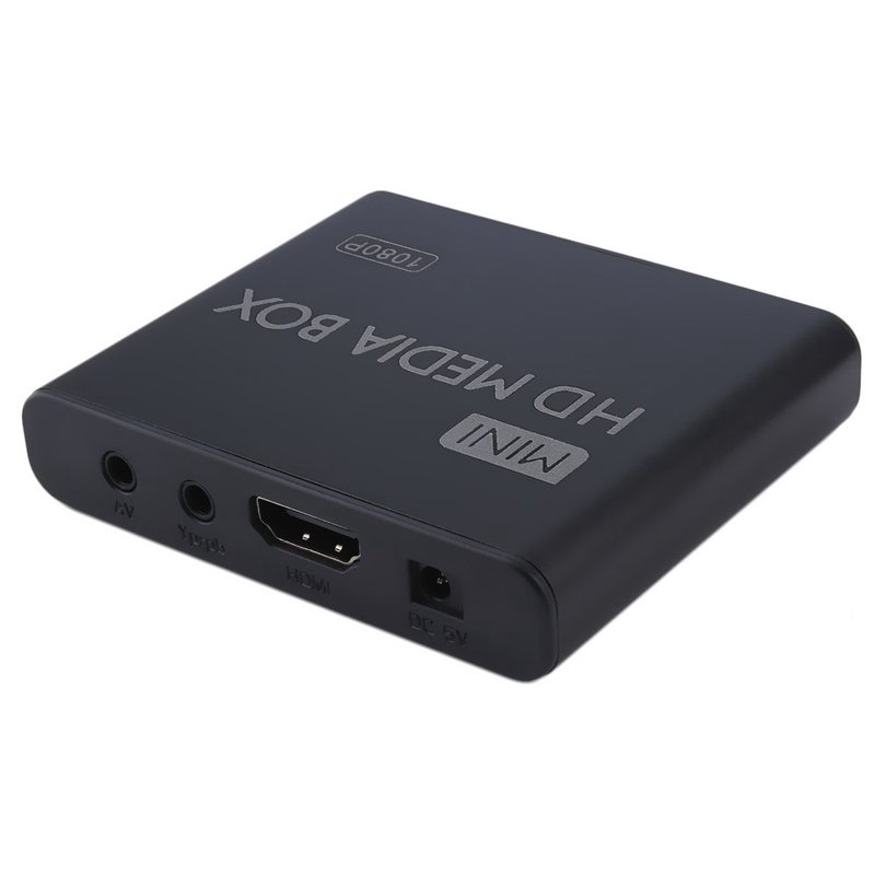 Đầu Media Box mini full 1080p HD MPEG/MKV/H.264 HDMI AV USB + Remote