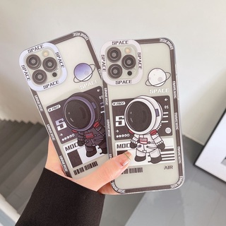 Ốp Điện Thoại Mềm Hình Phi Hành Gia 3D Cho OPPO A16 A94 A76 A36 A74 A55 A54 A96 A9 A5 A53 A52 A15 A37 Realme C35 C31 C25 C21 C20 8 9 9i