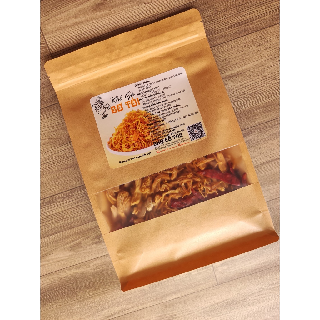 [Khô gà bơ tỏi thượng hạng - Hương vị đậm đà thơm ngon khó tả] | Chợ Cô Thu | BigBuy360 - bigbuy360.vn