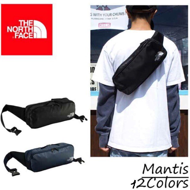 Túi bao tử [ HÀNG VNXK ] đeo chéo Mantis Black TNF - chất liệu chống nước tốt