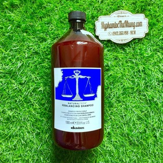 DẦU GỘI LÀM SẠCH TÓC DẦU VÀ DA ĐẦU DẦU DAVINES REBALANCING OILY HAIR ITALY 1000ml