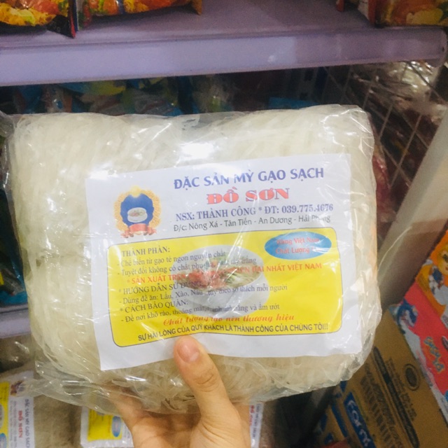 Mì phở gạo Sạch Đồ Sơn gói 400g