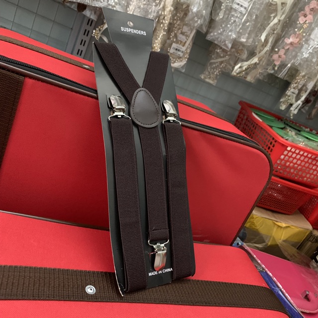 Dây đai quần nam chữ y mầu nâu đậm Giangpkc