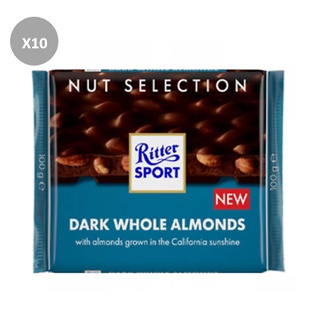 1x Dark Whole Almonds Chocolate Ritter Sport