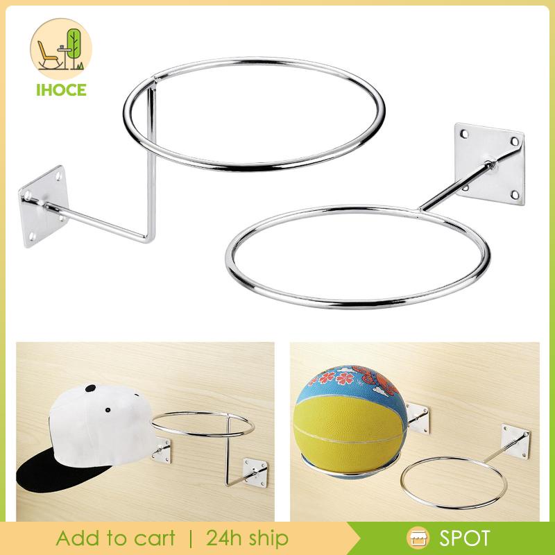 Giá Đỡ Gắn Tường Để Treo Nón/Áo Khoác/Mũ/Bóng Rổ/Bóng Đá