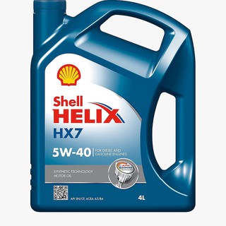 Nhớt ô tô cao cấp SHELL HELIX HX7 5W-40 4L