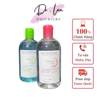 Nước tẩy trang bioderma sensibio h2o 500ml - dành cho da nhạy cảm