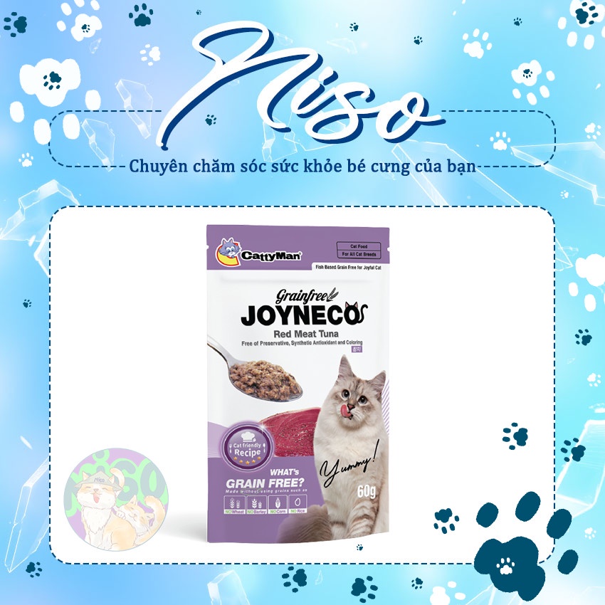 PATE cho mèo không tinh bột JOYNECO GRAIN FREE