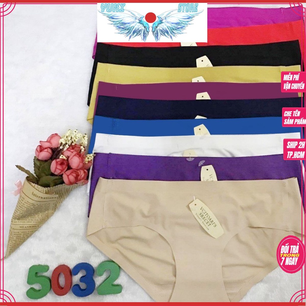 Combo 5 Quần Đúc Su Không Đường May ❣️ YUKI 5032 ❣️ [QUANLOTNU] Quần Lót Nữ Su Đúc