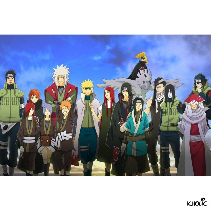 Naruto, xếp hình bằng gỗ, xếp hình 300/500/1000 miếng, xếp hình anime, đồ chơi