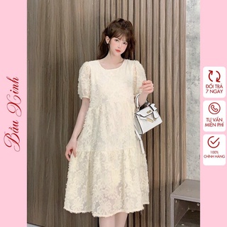 Đầm bầu ren thời trang - Váy bầu thiết kế xinh xắn