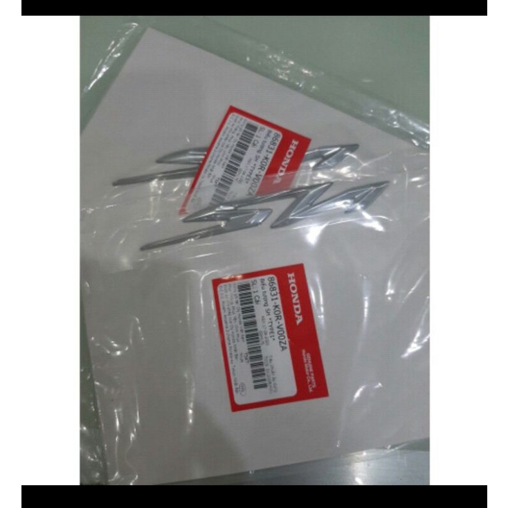 Tem chữ nổi logo sh đỏ sh2020-2022 chính hãng honda