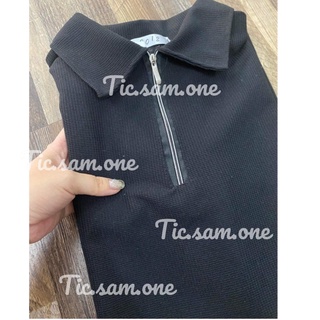 N E W VÁY POLO KHÓA ZIP XỐP