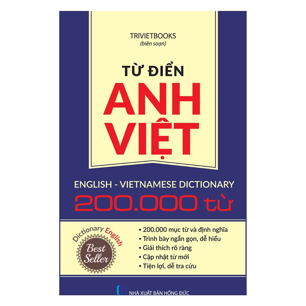 Sách - Từ Điển Anh Việt 200.000 Từ