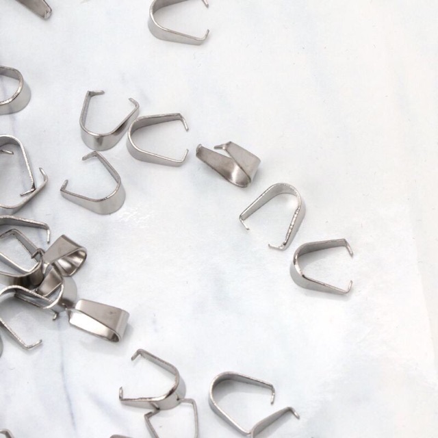 Bộ 10 móc dây chuyền giọt sương chất liệu kim loại