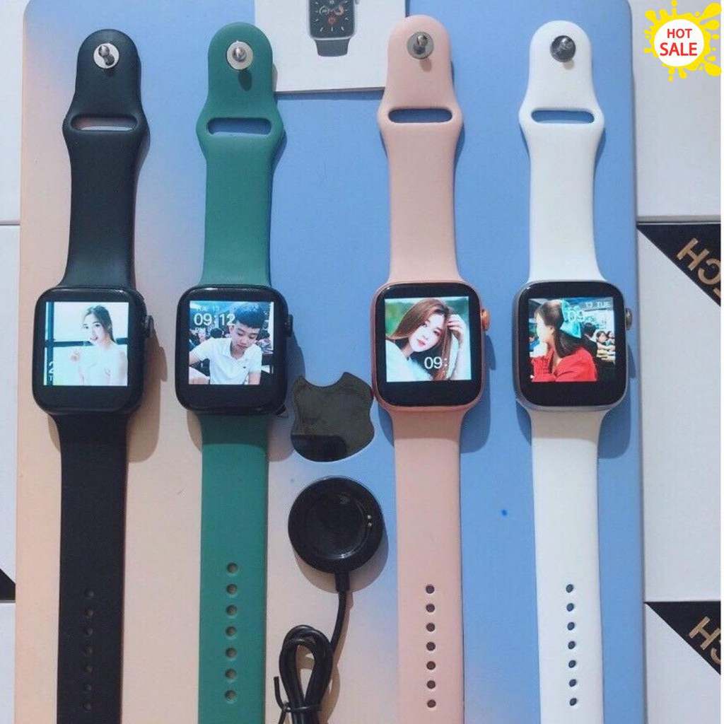 Đồng Hồ Thông Minh T500 Thay Hình Nền Đo nhịp tim, Chống nước IP68, Smart Watch T500