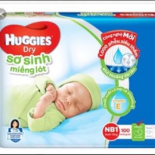 Miếng lót NB1 Huggies 100 miếng
