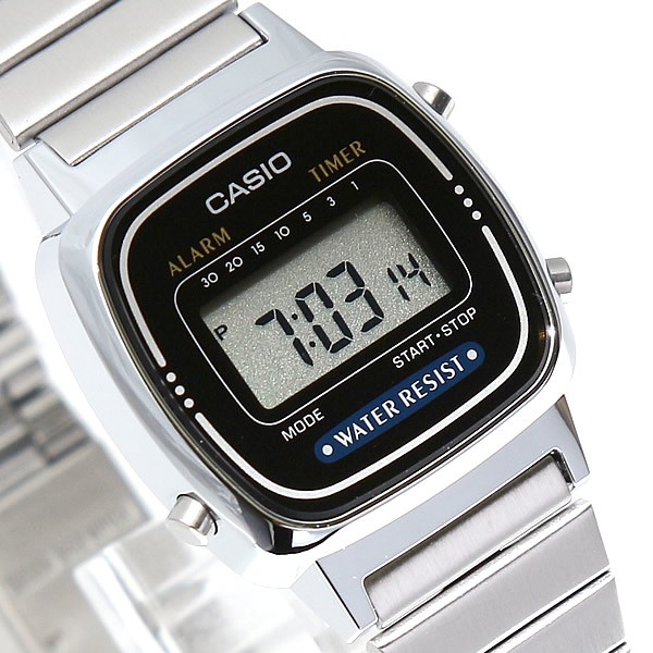Đồng hồ nữ dây kim loại Casio chính hãng Anh Khuê LA670WA-1DF (24mm)