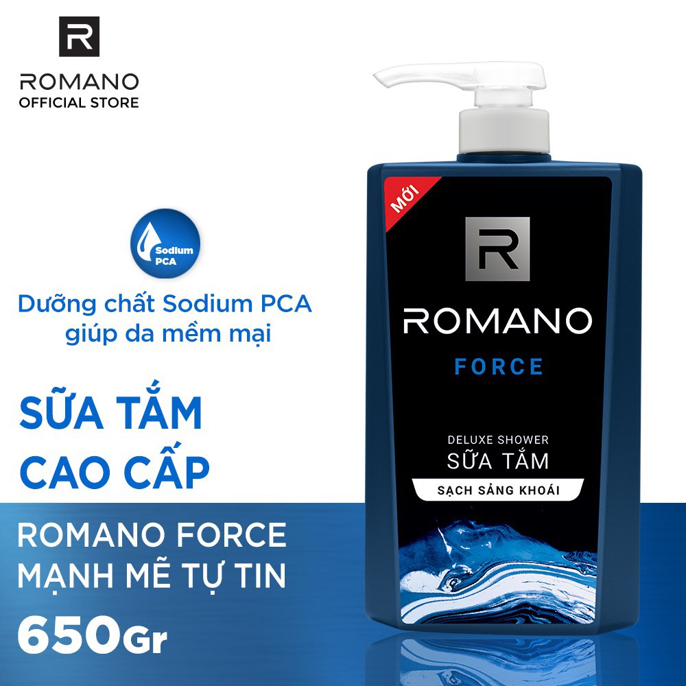 . Sữa Tắm Cao Cấp Romano Force 650g