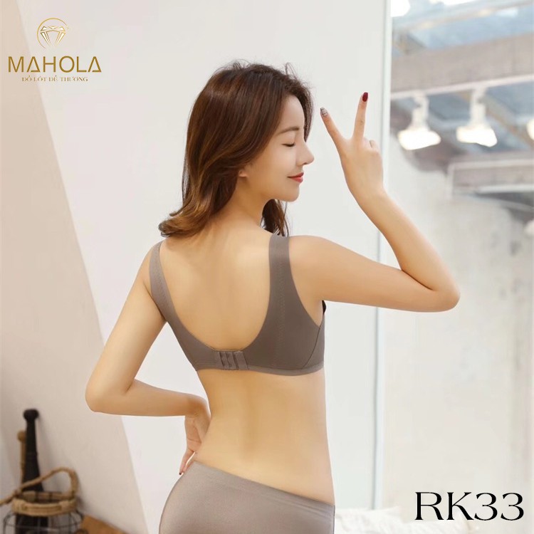 Áo lót su trơn cài trước Mahola RK33