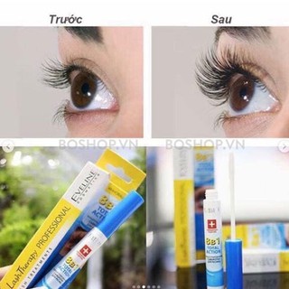 Dưỡng mi Eveline 8in1 Nga, giảm gãy rụng, mi khỏe, mọc dày dài, cải thiện sợi mi nhanh chóng 10ml