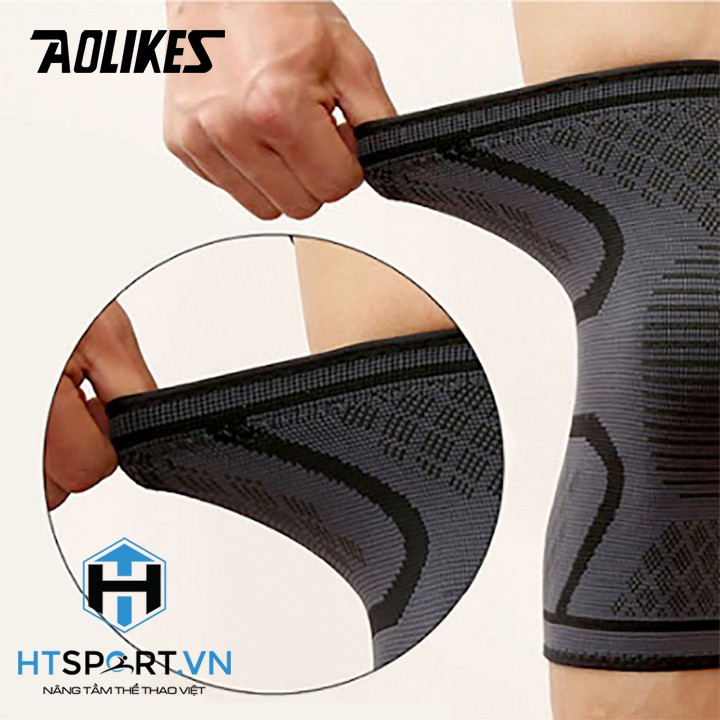 Bó gối đàn hồi, Băng bảo vệ đầu gối thể thao tập gym Aolikes AL7718