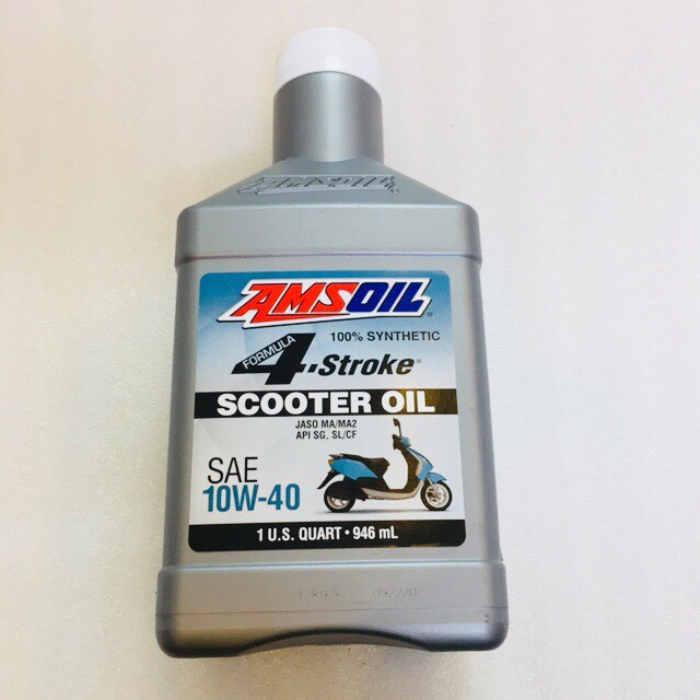 NHỚT AMSOIL 10W40 SCOOTER - NHỚT TAY GA MỸ NHẬP KHẨU