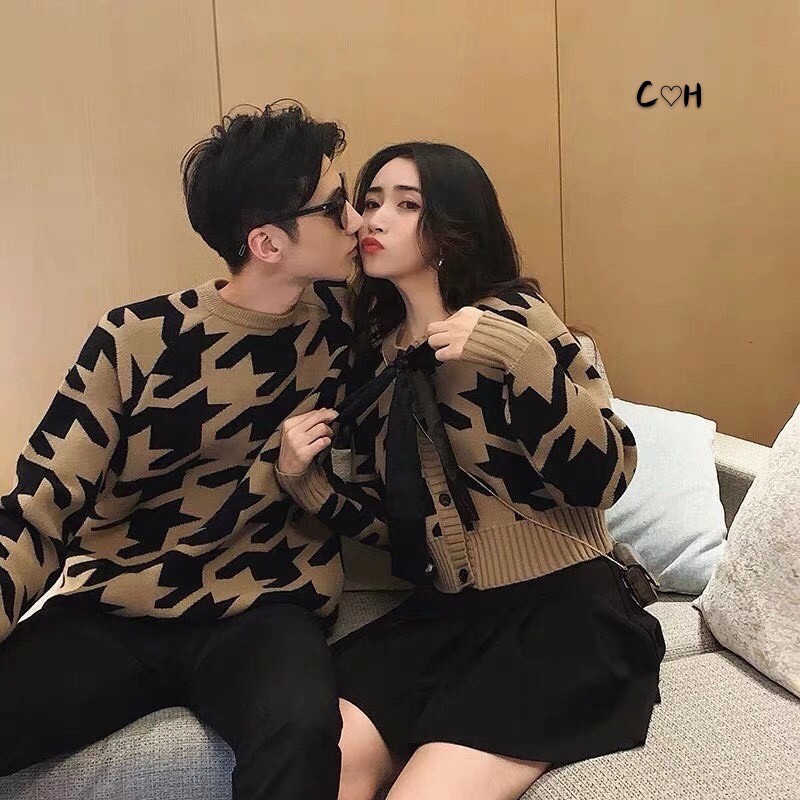 Áo len đôi ziczac QC siêu hott hitt