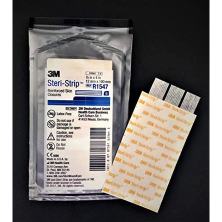 Adhesive Skin Closure - Băng dính dán da Steri Strip thay thế chỉ khâu da 3M Steri Strip trong phẫu thuật tránh giãn sẹo