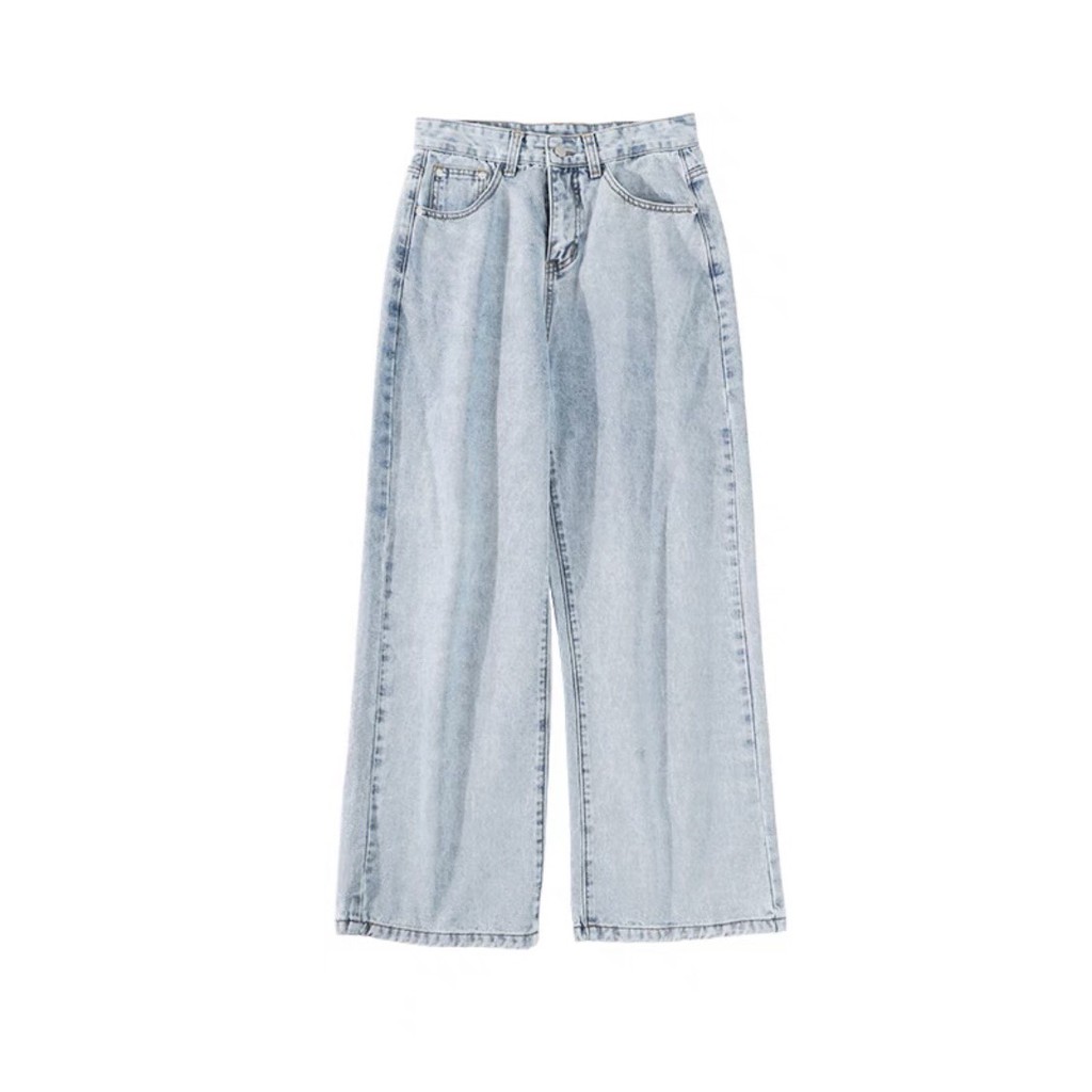 Quan Jean, Baggy nam unisex Ông Suông, Rộng Trơn 2021 TRR-01