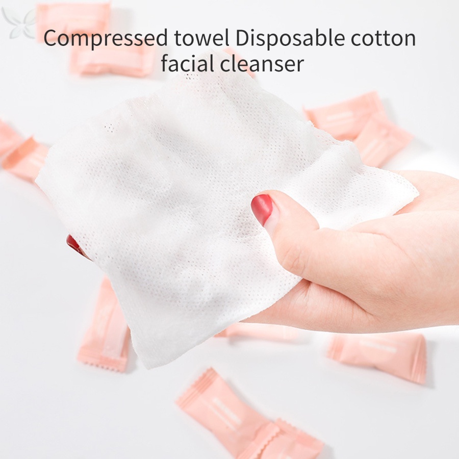 Khăn Nén cotton Dùng Một Lần Để Lau Mặt