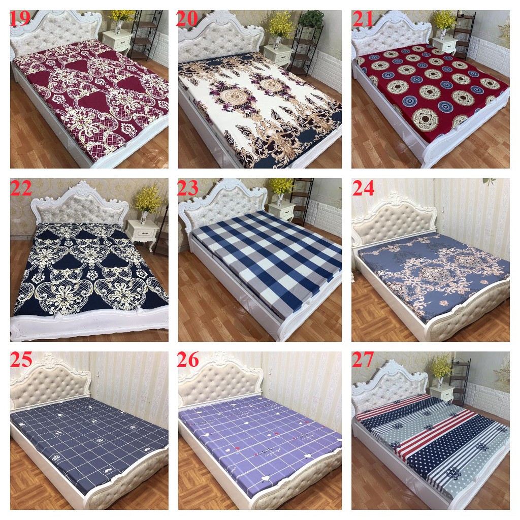 [Free ship-Giá rẻ nhất]Ga chống thấm cotton Violet cao cấp mẫu 2020,đủ kích thước,mẫu hello kitty hồng