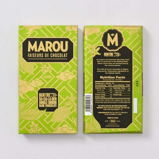 socola đen Marou Bến Tre 78% 80gr