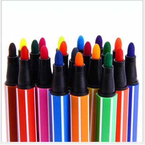 Bút màu nước (hộp ống) - 12 màu/18 màu/24 màu/36 màu -Deli